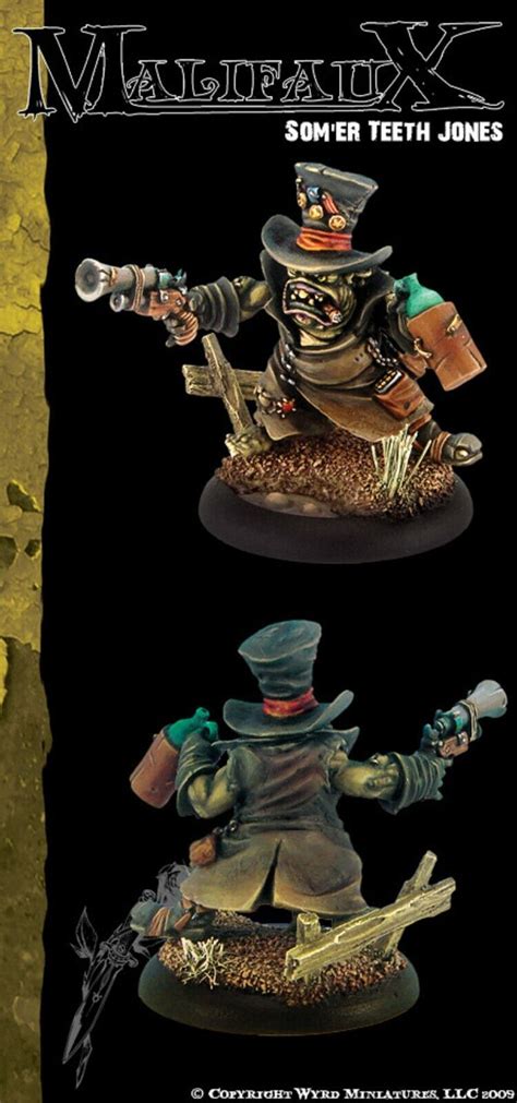 Somer Teeth Jones Outcasts Malifaux by Wyrd Miniatures 